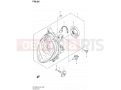 SUZUKI SFV650A L3 (2013) Gladius (E21) 59 - HEADLAMP (SFV650L3 E24)
