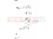 SUZUKI SFV650A L3 (2013) Gladius (E21) 89 - STAND