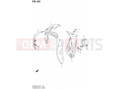 SUZUKI SFV650A L3 (2013) Gladius (E21) 105 - FRAME BODY COVER