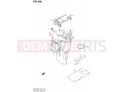 SUZUKI SFV650A L3 (2013) Gladius (E21) 106 - BATTERY HOLDER (SFV650L3 E21)