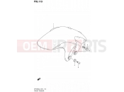 SUZUKI SFV650A L3 (2013) Gladius (E21) 113 - FRONT FENDER