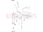 SUZUKI SFV650A L3 (2013) Gladius (E21) 119 - HANDLEBAR (SFV650AUEL3 E21)