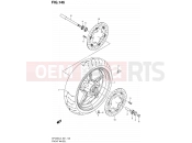 SUZUKI SFV650A L3 (2013) Gladius (E21) 146 - FRONT WHEEL (SFV650L3 E21)