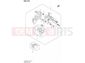 SUZUKI SFV650A L3 (2013) Gladius (E21) 179 - REAR CALIPER (SFV650AL3 E21)