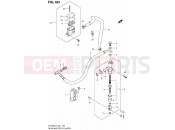 SUZUKI SFV650A L3 (2013) Gladius (E21) 183 - REAR MASTER CYLINDER (SFV650UL3 E21)