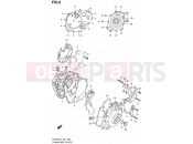SUZUKI SFV650A L4 (2014) Gladius (E21) 6 - CRANKCASE COVER