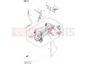 SUZUKI SFV650A L4 (2014) Gladius (E21) 11 - THROTTLE BODY