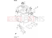 SUZUKI SFV650A L4 (2014) Gladius (E21) 54 - FUEL TANK