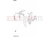 SUZUKI SFV650A L4 (2014) Gladius (E21) 58 - FRAME BODY COVER