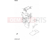 SUZUKI SFV650A L4 (2014) Gladius (E21) 60 - BATTERY HOLDER (SFV650UL4 E21)