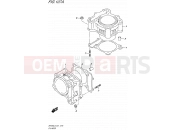 SUZUKI SFV650A L5 (2015) Gladius (E21) 107A - CYLINDER