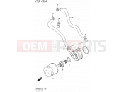 SUZUKI SFV650A L5 (2015) Gladius (E21) 178A - OIL COOLER