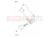 SUZUKI SFV650U L0 (2010) Gladius (E19) 16 - OIL COOLER