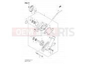 SUZUKI SFV650U L0 (2010) Gladius (E19) 17 - WATER PUMP