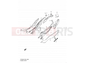 SUZUKI SFV650U L0 (2010) Gladius (E19) 38A - FRAME COVER (MODEL L0)
