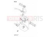 SUZUKI SFV650U L0 (2010) Gladius (E19) 45 - HANDLE LEVER