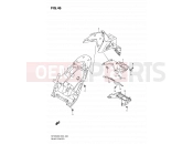 SUZUKI SFV650U L0 (2010) Gladius (E19) 46 - REAR FENDER