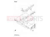 SUZUKI SFV650U L0 (2010) Gladius (E19) 55 - REAR SWINGINGARM