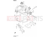 SUZUKI SFV650U L2 (2012) Gladius (E21) 76 - FUEL TANK (SFV650UAL2 E21)