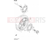 SUZUKI SFV650U L4 (2014) Gladius (E21) 80 - FRONT WHEEL (SFV650AL4 E21)