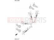SUZUKI SFV650U L5 (2015) Gladius (E21) 126A - CAMSHAFT/VALVE