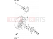 SUZUKI SFV650U L5 (2015) Gladius (E21) 550A - REAR WHEEL (SFV650L5 E21)