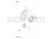 SUZUKI SFV650UA L0 (2010) Gladius (E19) 8 - STARTER CLUTCH