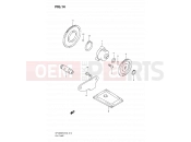 SUZUKI SFV650UA L0 (2010) Gladius (E19) 14 - OIL PUMP