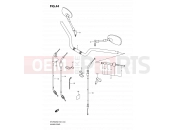 SUZUKI SFV650UA L0 (2010) Gladius (E19) 44 - HANDLEBAR