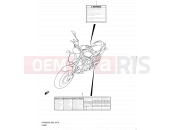 SUZUKI SFV650UA L0 (2010) Gladius (E19) 47A - LABEL (MODEL L0)