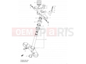 SUZUKI SFV650UA L0 (2010) Gladius (E19) 50 - STEERING STEM
