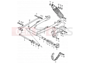 SUZUKI SP370 N (1992) 36 - REAR SWINGING ARM
