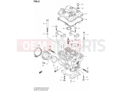 SUZUKI SV1000S K7 (2007) (E03) 3 - REAR CYLINDER HEAD