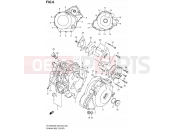 SUZUKI SV1000S K7 (2007) (E03) 6 - CRANKCASE COVER