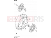 SUZUKI SV1000S K7 (2007) (E03) 64 - FRONT WHEEL