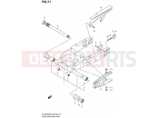 SUZUKI SV1000S K7 (2007) (E03) 71 - REAR SWINGING ARM