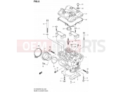 SUZUKI SV1000S K7 (2007) (E24) 3 - REAR CYLINDER HEAD