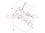 SUZUKI SV650 X (1999) 21 - STARTING MOTOR