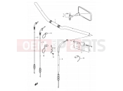 SUZUKI SV650 K4 (2004) 48 - HANDLEBAR (WITH OUT COWLING)