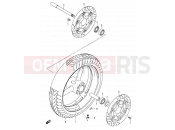 SUZUKI SV650 K4 (2004) 61 - FRONT WHEEL (SEE NOTE)