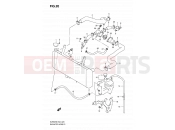 SUZUKI SV650A K9 (2009) (E24) 20 - RADIATOR HOSE