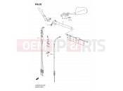 SUZUKI SV650A K9 (2009) (E24) 55 - HANDLEBAR (WITH COWLING)