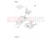 SUZUKI SV650A K9 (2009) (E24) 58 - REAR FENDER (WITH ABS)