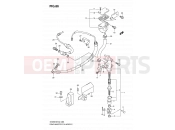 SUZUKI SV650A K9 (2009) (E24) 86 - REAR MASTER CYLINDER (SEE NOTE)