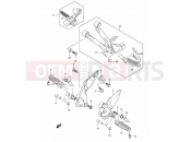 SUZUKI SV650S K5 (2005) 43A - FOOTREST (MODEL K4/K5/K6/K7)