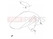 SUZUKI SV650S K5 (2005) 47 - FRONT FENDER (MODEL K3/K4/K5/K6)