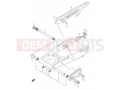 SUZUKI SV650S K5 (2005) 66 - REAR SWINGING ARM