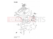 SUZUKI SV650S L0 (2010) (E03,E28,E33) 48B - FUEL TANK (MODEL L0)
