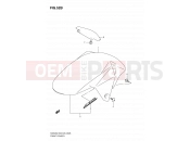 SUZUKI SV650S L0 (2010) (E03,E28,E33) 52B - FRONT FENDER (MODEL L0)