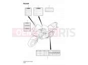 SUZUKI SV650S L0 (2010) (E03,E28,E33) 60A - LABEL (MODEL L0)